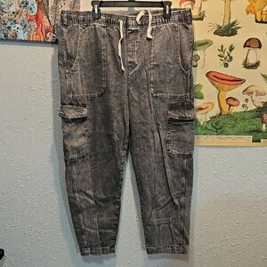 EUC Gap Cargo Easy Jeans Women XL